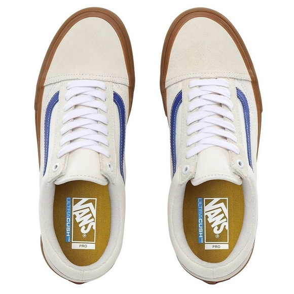 Vans Old Skool Pro Marshmallow Blue Gum - Picture 3 of 4